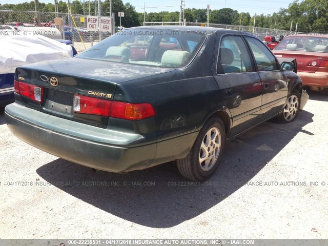 4T1BG22K11U810208 - 2001 TOYOTA CAMRY CE/LE/XLE GREEN photo 4
