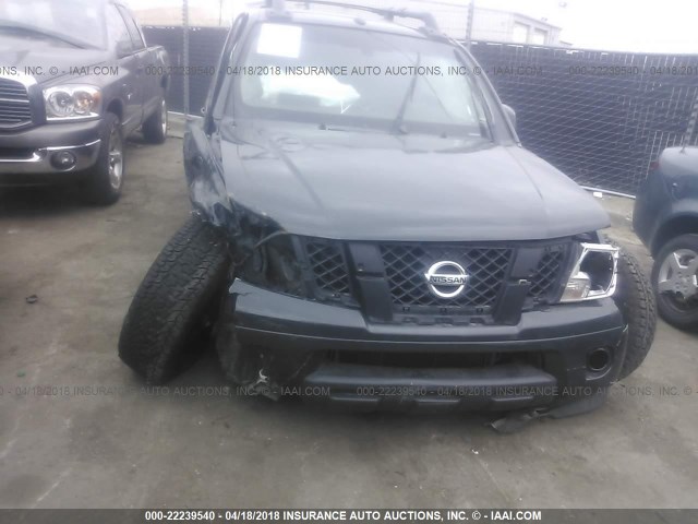 1N6AD0EV0CC416952 - 2012 NISSAN FRONTIER S/SV/SL/PRO-4X GRAY photo 6