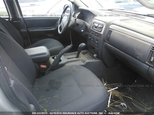 1J4GX48S74C197495 - 2004 JEEP GRAND CHEROKEE LAREDO/COLUMBIA/FREEDOM 银色 照片 5