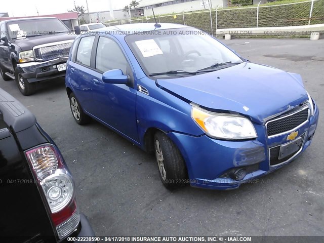 KL1TD66E49B627364 - 2009 CHEVROLET AVEO LS/LT 蓝色 照片 1
