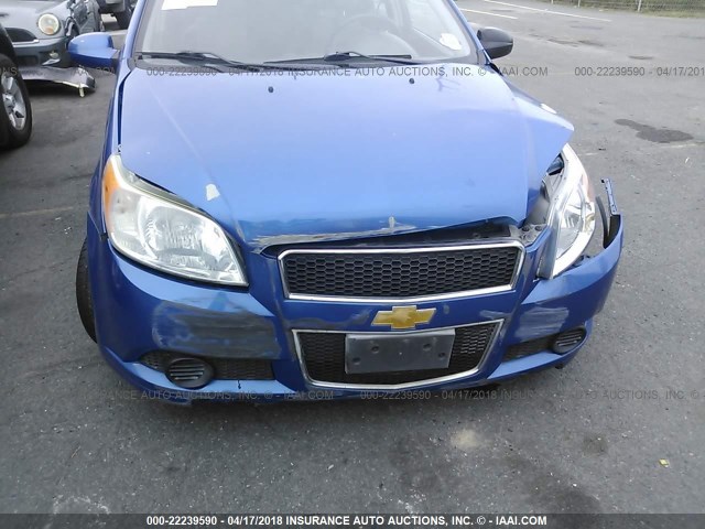 KL1TD66E49B627364 - 2009 CHEVROLET AVEO LS/LT 蓝色 照片 6