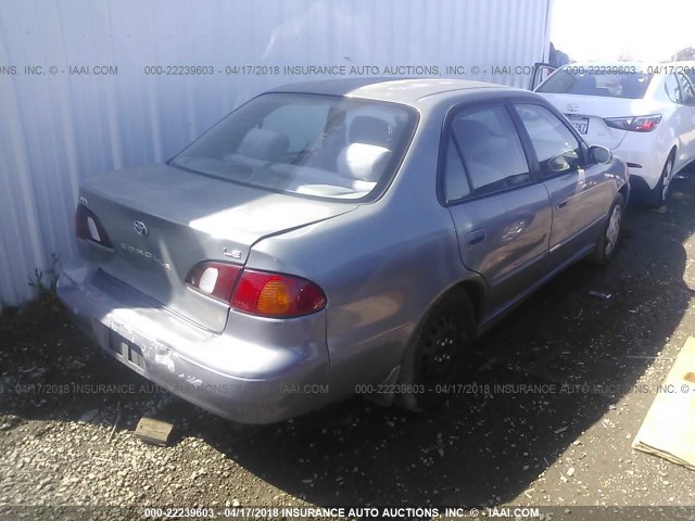 1NXBR18E1WZ086131 - 1998 TOYOTA COROLLA VE/CE/LE ვერცხლისფერი ფოტო 4