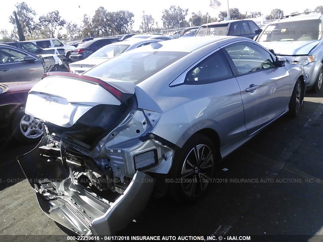 2HGFC3B71GH361421 - 2016 HONDA CIVIC EXL SILVER photo 4