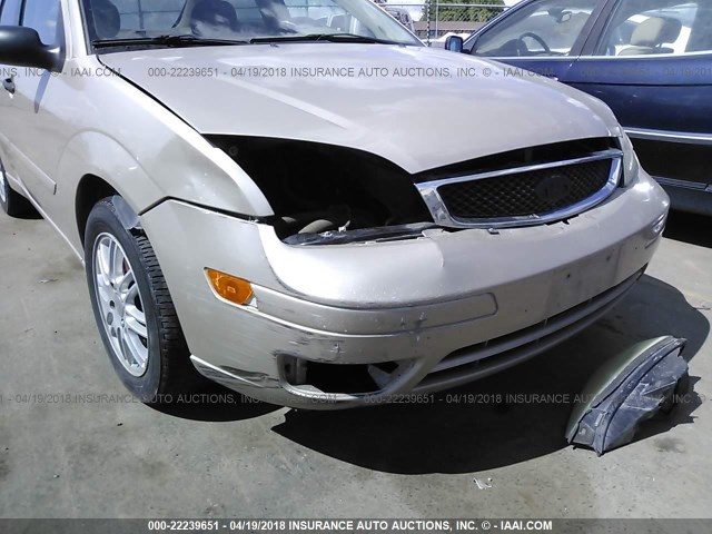 1FAFP34N67W123764 - 2007 FORD FOCUS ZX4/S/SE/SES 金色 照片 6
