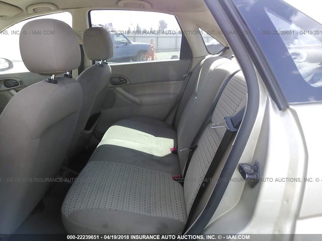 1FAFP34N67W123764 - 2007 FORD FOCUS ZX4/S/SE/SES 金色 照片 8