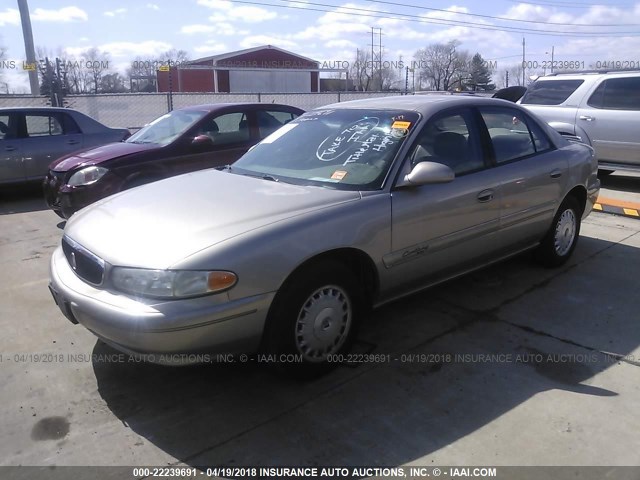 2G4WY55JXY1222560 - 2000 BUICK CENTURY LIMITED/2000 BEIGE photo 2