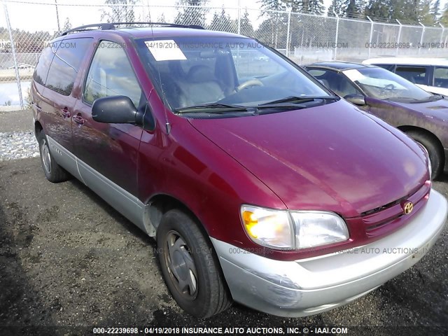 4T3ZF13C7WU009204 - 1998 TOYOTA SIENNA LE/XLE BURGUNDY photo 1