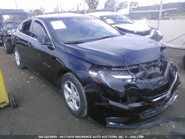 1G1ZB5ST3GF183996 - 2016 CHEVROLET MALIBU LS 黑色 照片 1
