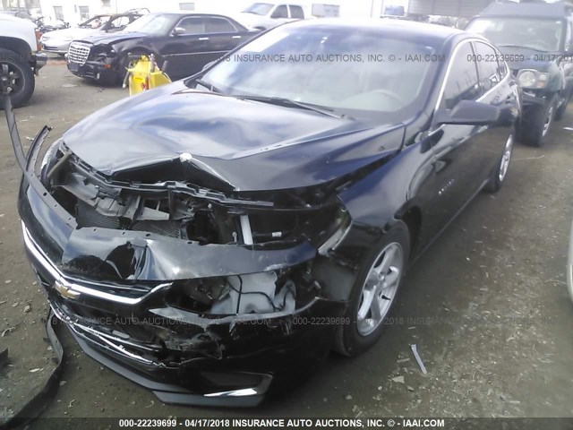 1G1ZB5ST3GF183996 - 2016 CHEVROLET MALIBU LS 黑色 照片 2