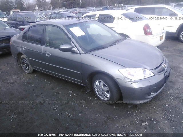 JHMES95614S009882 - 2004 HONDA CIVIC HYBRID GRAY photo 1