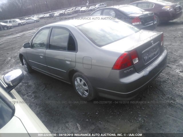 JHMES95614S009882 - 2004 HONDA CIVIC HYBRID GRAY photo 3