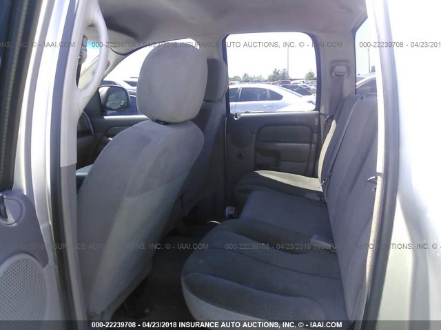 3D7KA28633G718934 - 2003 DODGE RAM 2500 ST/SLT 银色 照片 8