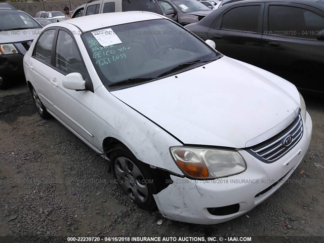 KNAFE122785508218 - 2008 KIA SPECTRA EX/LX/SX WHITE photo 1