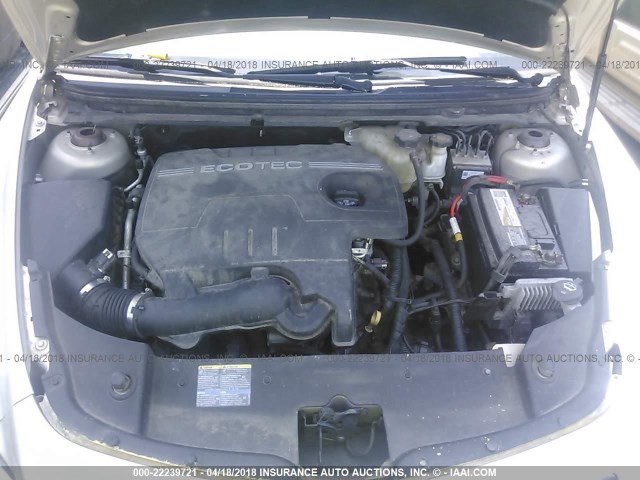 1G1ZC5E0XAF142299 - 2010 CHEVROLET MALIBU 1LT 棕色 照片 10