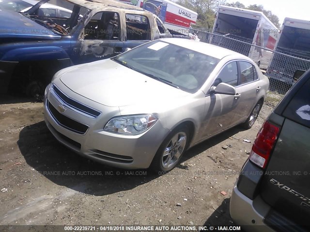 1G1ZC5E0XAF142299 - 2010 CHEVROLET MALIBU 1LT 棕色 照片 2