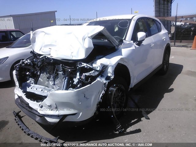 JM3KFABM0J0325074 - 2018 MAZDA CX-5 SPORT WHITE photo 2