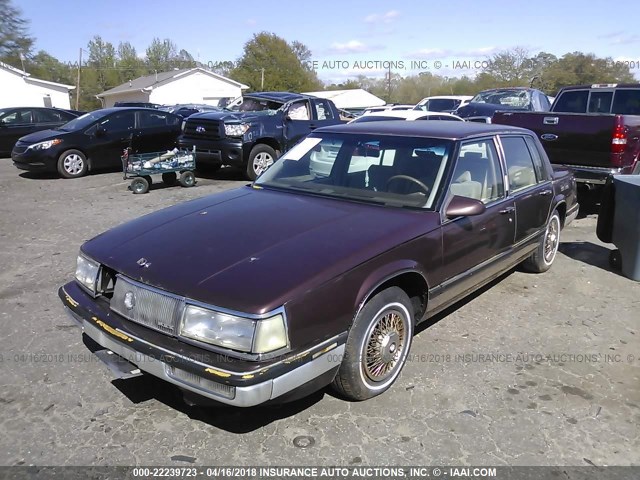 1G4CW51C5J1660723 - 1988 BUICK ELECTRA PARK AVENUE BROWN photo 2