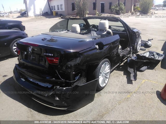 WBA3V5C5XFP753857 - 2015 BMW 428 I ბურგუნდია ფოტო 4