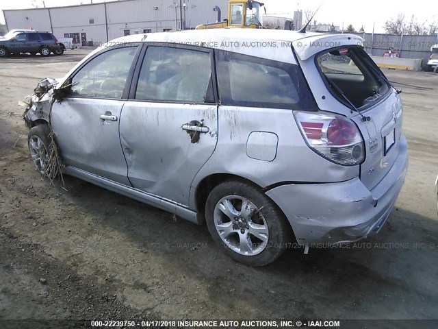 2T1KR32E17C625595 - 2007 TOYOTA COROLLA MATRIX XR SILVER photo 3