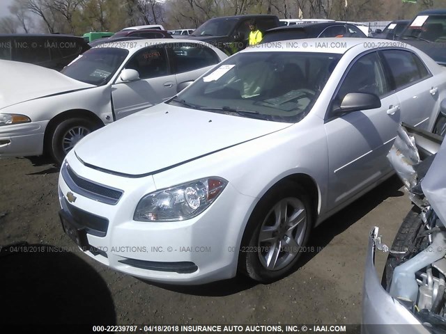 1G1ZB5E08CF313573 - 2012 CHEVROLET MALIBU LS 白色 照片 2
