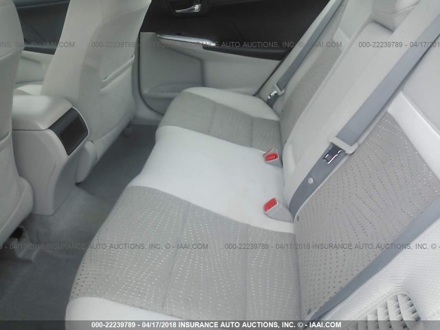 4T1BD1FK0CU059845 - 2012 TOYOTA CAMRY HYBRID/LE/XLE 灰色 照片 8