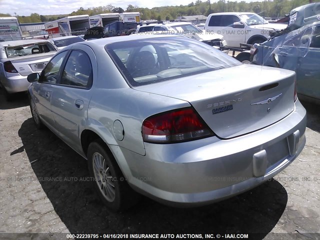 1C3EL46X25N555829 - 2005 CHRYSLER SEBRING Light Blue photo 3