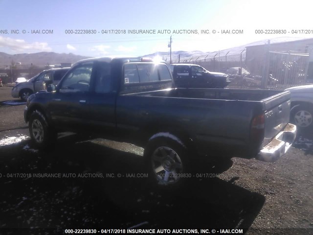 4TAWN72NXWZ034024 - 1998 TOYOTA TACOMA XTRACAB GREEN photo 3