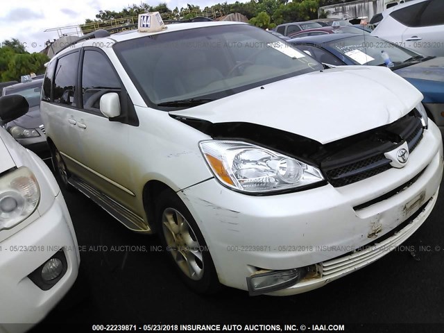 5TDZA22C04S030867 - 2004 TOYOTA SIENNA XLE/XLE LIMITED WHITE photo 1