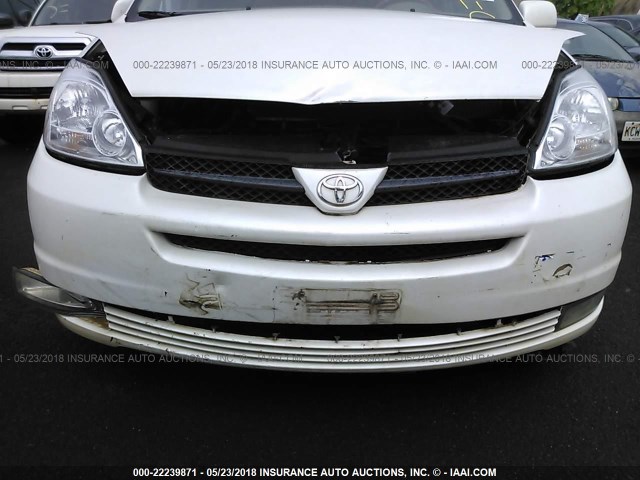 5TDZA22C04S030867 - 2004 TOYOTA SIENNA XLE/XLE LIMITED WHITE photo 6