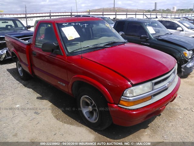 1GCCS1455Y8203627 - 2000 CHEVROLET S TRUCK S10 RED photo 1