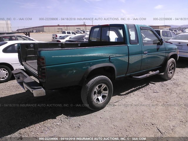 1N6SD16Y6VC315324 - 1997 NISSAN TRUCK KING CAB SE/KING CAB XE TEAL photo 4