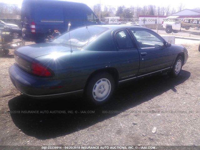 2G1WW12M6S9277672 - 1995 CHEVROLET MONTE CARLO LS ლურჯი ფოტო 4