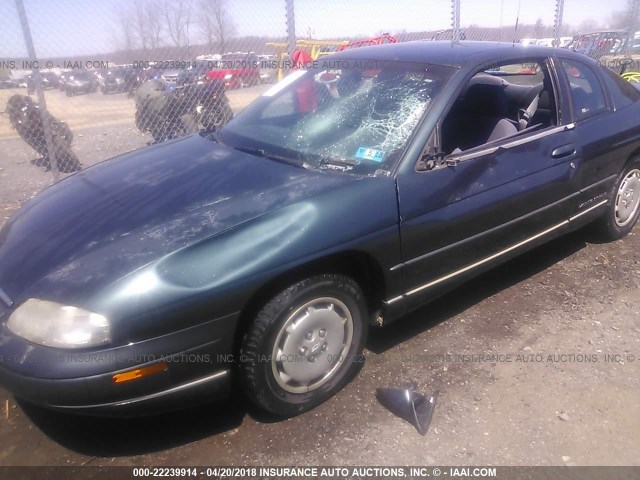 2G1WW12M6S9277672 - 1995 CHEVROLET MONTE CARLO LS ლურჯი ფოტო 6