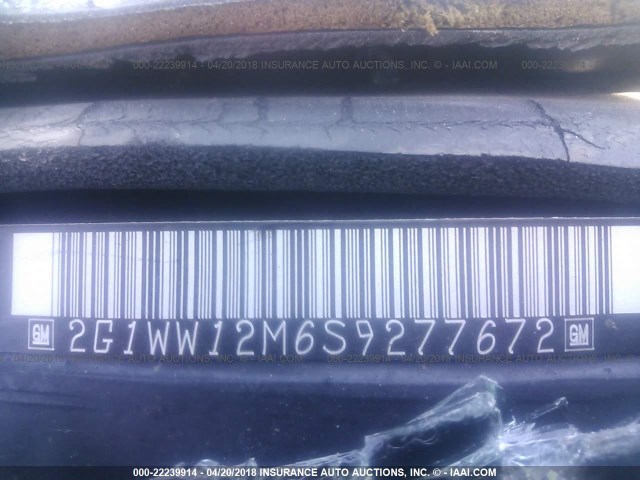 2G1WW12M6S9277672 - 1995 CHEVROLET MONTE CARLO LS ლურჯი ფოტო 9