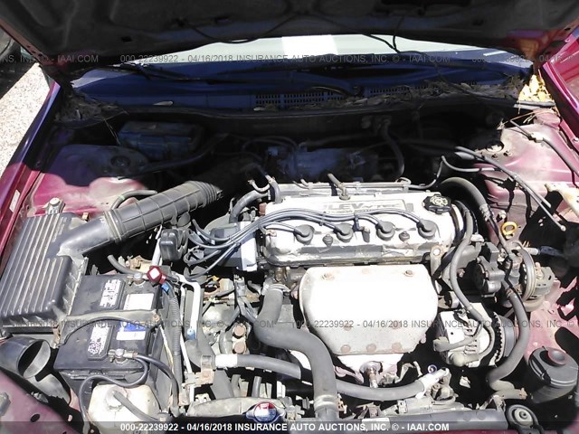 1HGCG66862A004948 - 2002 HONDA ACCORD EX/SE RED photo 10