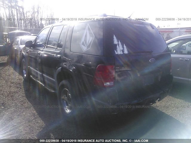 1FMDU63E22ZA06067 - 2002 FORD EXPLORER XLT BLACK photo 3