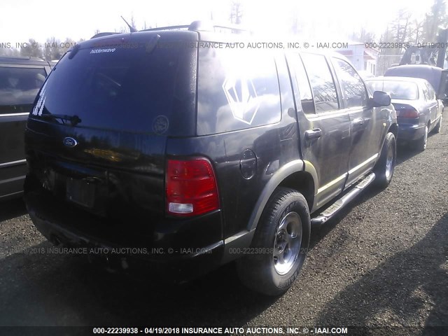 1FMDU63E22ZA06067 - 2002 FORD EXPLORER XLT BLACK photo 4