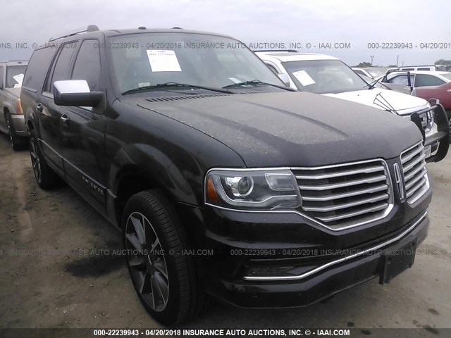 5LMJJ3LT1HEL08388 - 2017 LINCOLN NAVIGATOR L/RESERVE BLACK photo 1