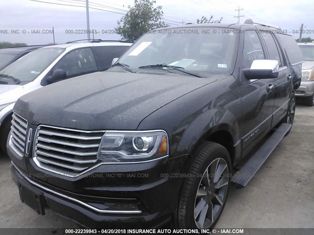 5LMJJ3LT1HEL08388 - 2017 LINCOLN NAVIGATOR L/RESERVE BLACK photo 2