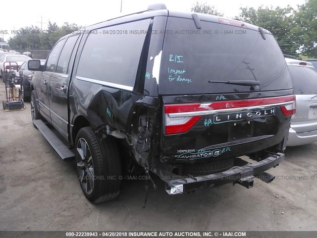 5LMJJ3LT1HEL08388 - 2017 LINCOLN NAVIGATOR L/RESERVE BLACK photo 3