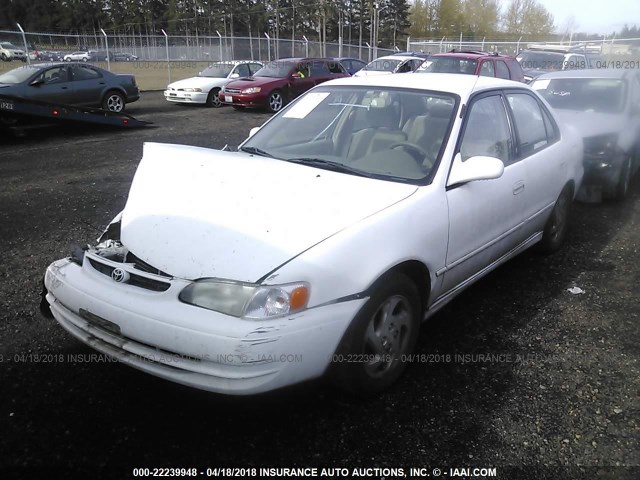 1NXBR12E4YZ372731 - 2000 TOYOTA COROLLA VE/CE/LE 白色 照片 2