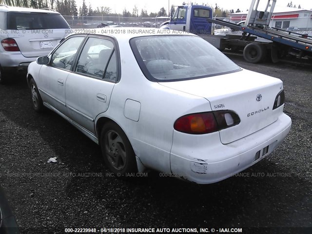 1NXBR12E4YZ372731 - 2000 TOYOTA COROLLA VE/CE/LE 白色 照片 3