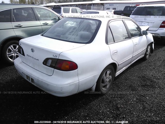 1NXBR12E4YZ372731 - 2000 TOYOTA COROLLA VE/CE/LE 白色 照片 4