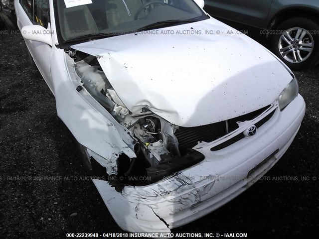 1NXBR12E4YZ372731 - 2000 TOYOTA COROLLA VE/CE/LE 白色 照片 6