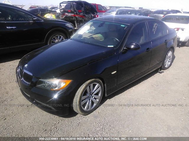 WBAVC53577FZ73186 - 2007 BMW 328 I SULEV BLACK photo 2