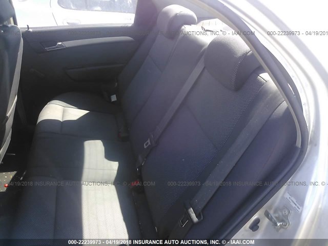 KL1TD5DE9BB215654 - 2011 CHEVROLET AVEO LS/LT 银色 照片 8