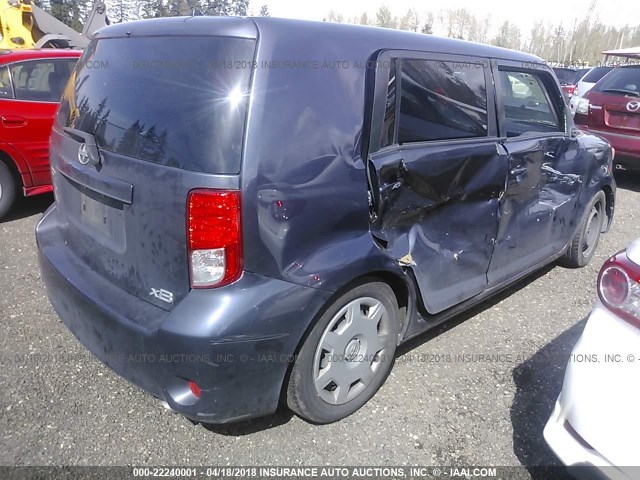 JTLZE4FE2B1139213 - 2011 TOYOTA SCION XB BLUE photo 4