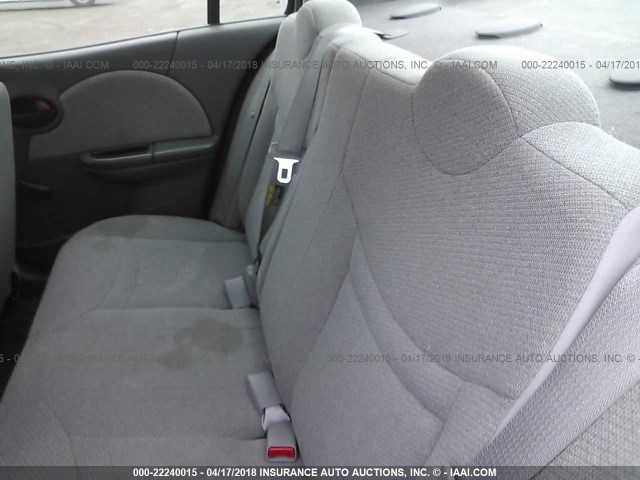 1G8AF52F14Z179257 - 2004 SATURN ION LEVEL 1 WHITE photo 8