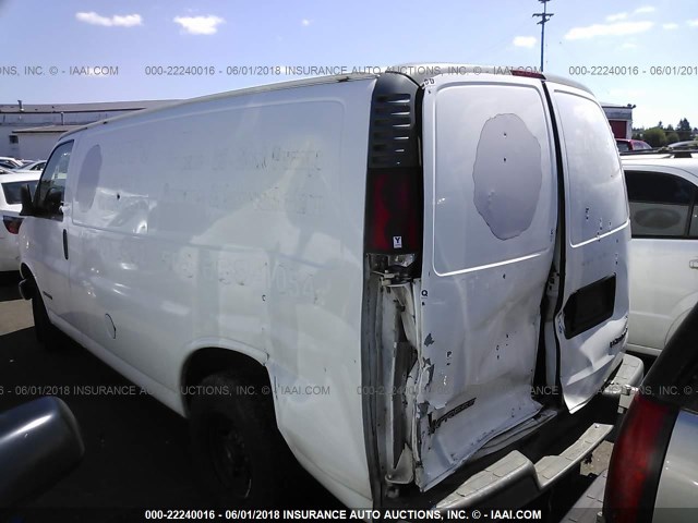 1GCGG25RXX1126030 - 1999 CHEVROLET EXPRESS G2500  WHITE photo 6