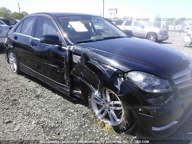 WDDGF4HB1CR192416 - 2012 MERCEDES-BENZ C 250 BLACK photo 6